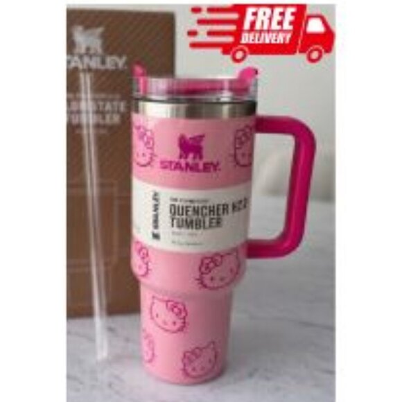 Stanley x Hello Kitty Other - "Stanley x Hello Kitty Flowstate Quencher H2.0 Tumbler – 40 oz – Limited Edition